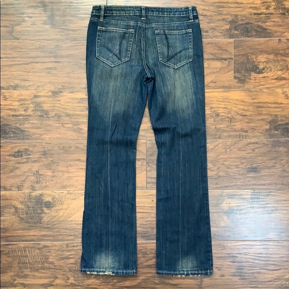 Arizona Brown Washed Jeans Jr’s 9 Average - Picture 6 of 8